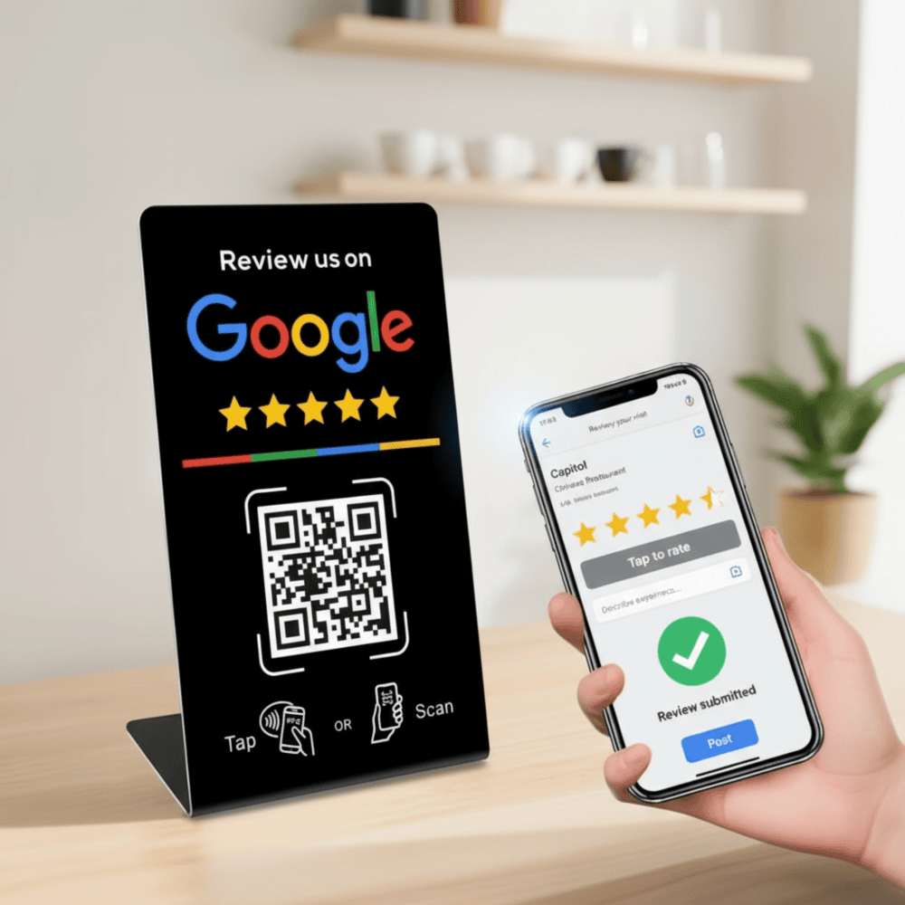 Google Review Stand
