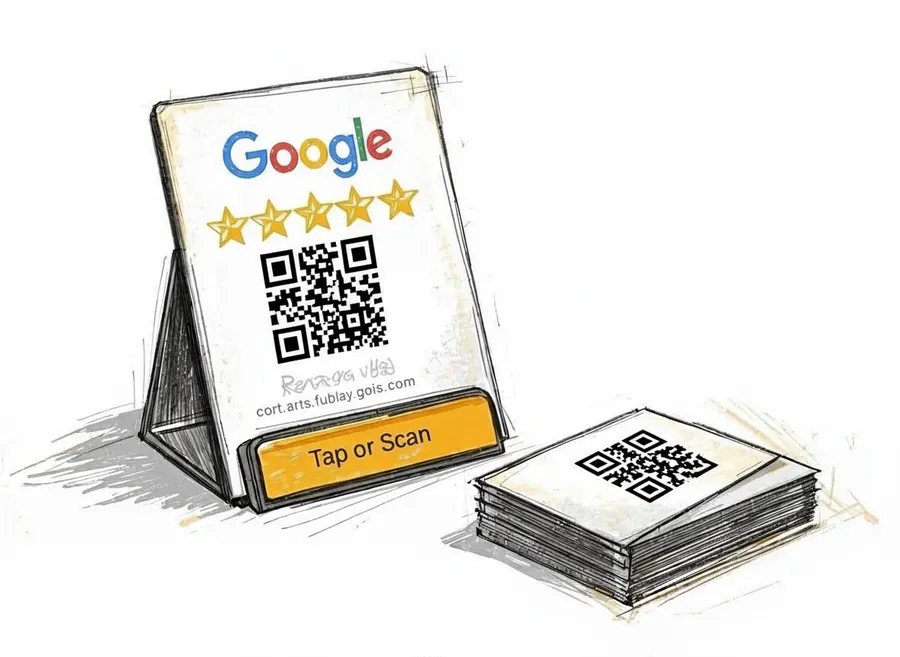 Google Review Stands & Cards
