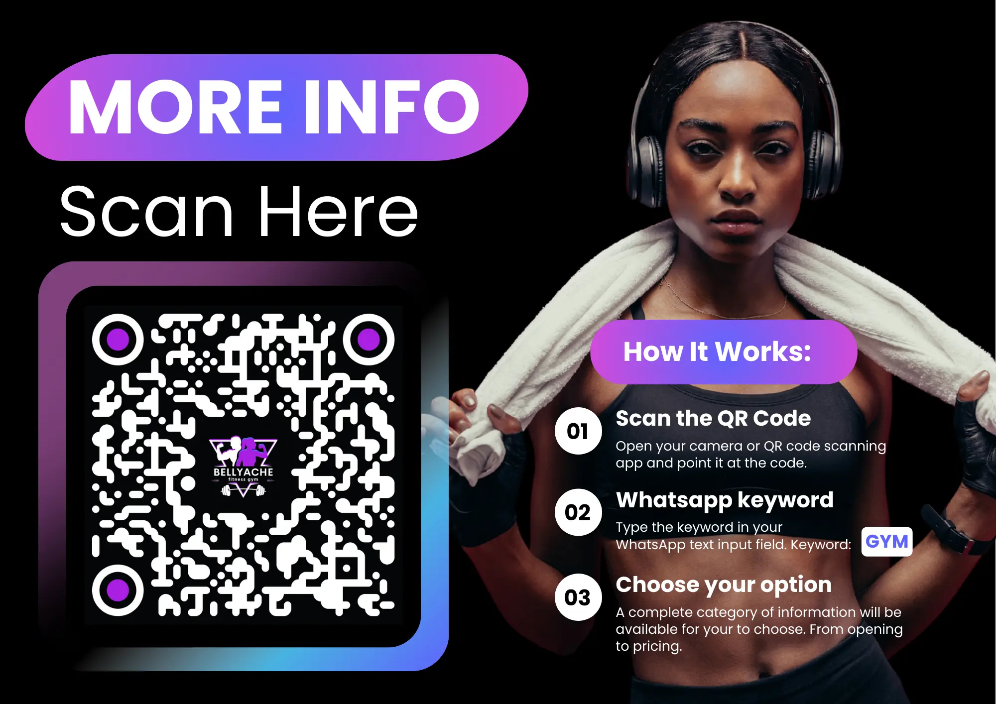 Gym WhatsApp chatbot demo